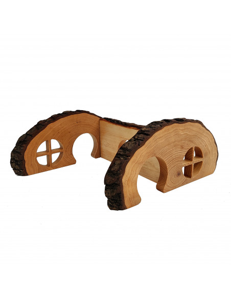 Mini boomstam poppenhuis Mini boomstam poppenhuis