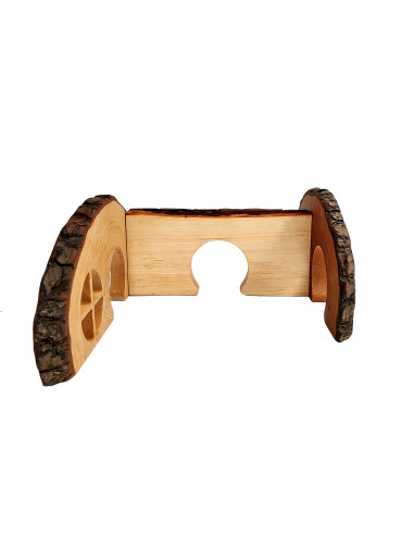 Mini boomstam poppenhuis