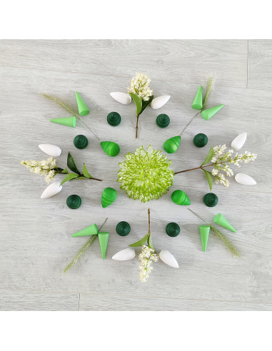 Groene kegeltjes