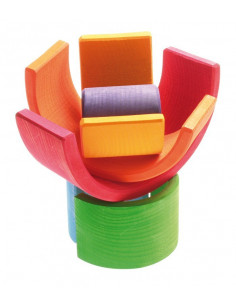 Kleine houten regenboog 2