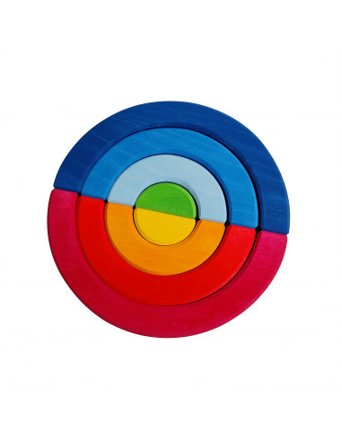 Dubbele regenboog blokken