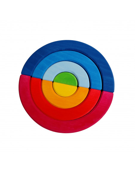 Dubbele regenboog blokken