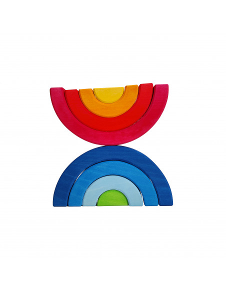 Dubbele regenboog blokken