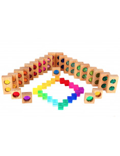 Glinsterblokken set gemengd 2