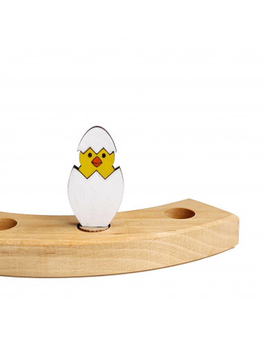 Kuiken uit ei steker