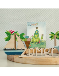 Zeilboot steker 2