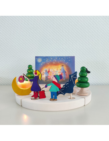 Sint Maarten meisje steker