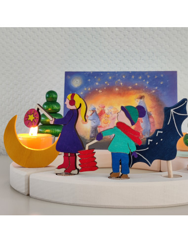 Sint Maarten meisje steker