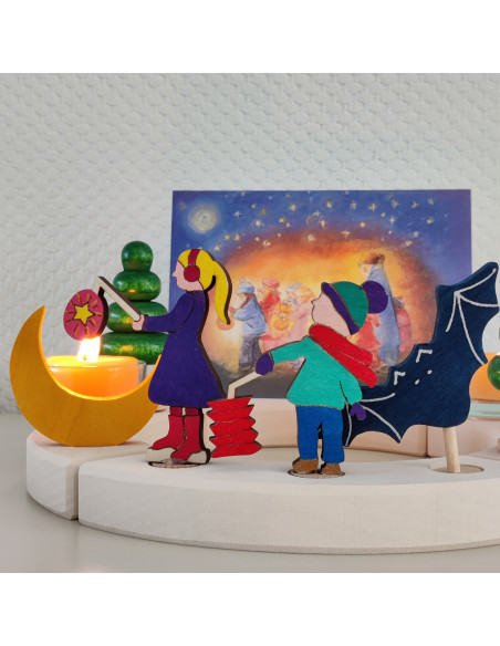 Sint Maarten meisje steker