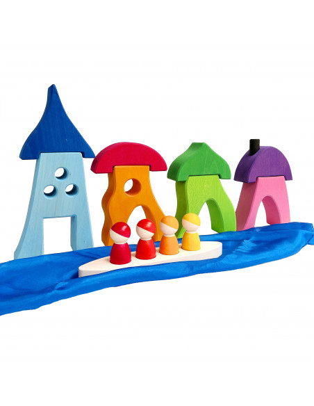 Poppetjes in boot Poppetjes in boot