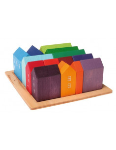 Kleurige huisjes