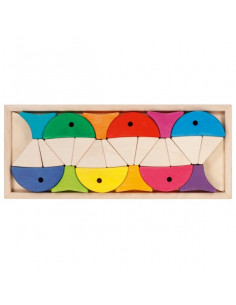 Open ended vissen puzzel