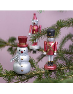 Sneeuwpop kerstboomhanger 2