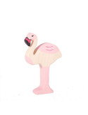 Holztiger Flamingo Holzfigur – Handbemalt, Ca. 11,3 Cm Hoch, Für Kinder Ab 3 Jahren