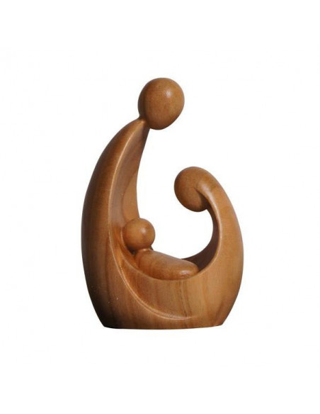 Handgesneden mini kerststal Handgesneden mini kerststal