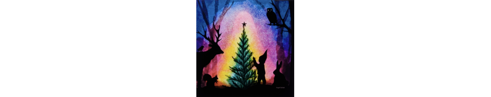 Kerst seizoenslamp platen - Houtspel