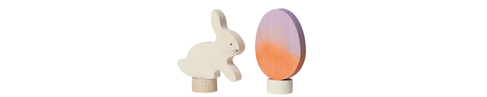Houten paas stekers - Houtspel