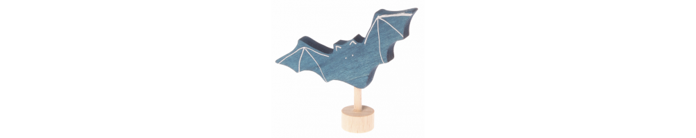 Halloween stekers voor de jaarring - Houtspel